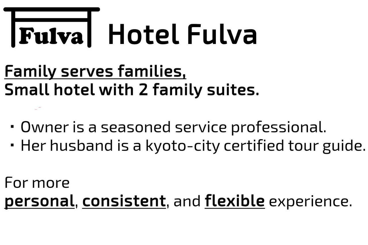 Hotel Fulva Kyoto Extérieur photo